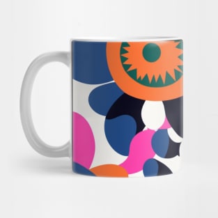 Colorful Flower Pattern V10 Mug